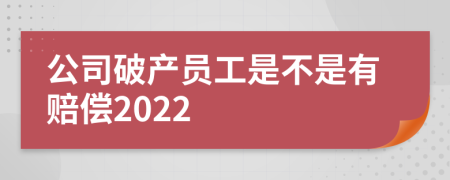 公司破產(chǎn)員工是不是有賠償2022