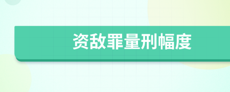 資敵罪量刑幅度