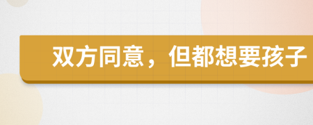 雙方同意，但都想要孩子