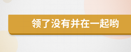 領(lǐng)了沒(méi)有并在一起喲