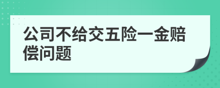 公司不給交五險一金賠償問題
