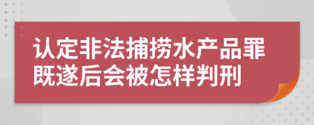 認(rèn)定非法捕撈水產(chǎn)品罪既遂后會(huì)被怎樣判刑