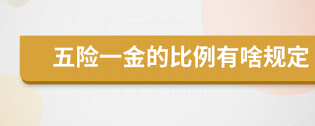 五險(xiǎn)一金的比例有啥規(guī)定