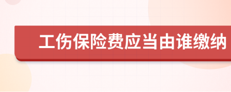 工傷保險費應當由誰繳納