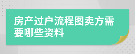房產過戶流程圖賣方需要哪些資料