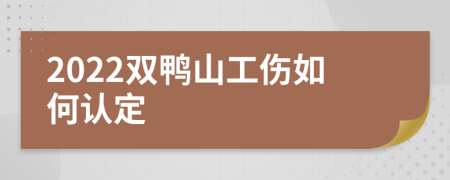 2022雙鴨山工傷如何認(rèn)定