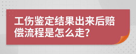 工傷鑒定結(jié)果出來后賠償流程是怎么走？