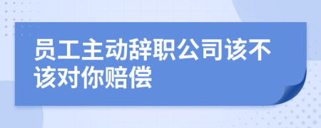 員工主動(dòng)辭職公司該不該對(duì)你賠償