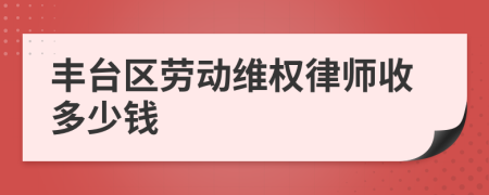 豐臺區(qū)勞動維權(quán)律師收多少錢