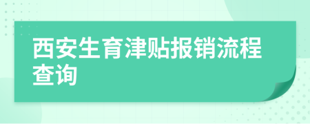西安生育津貼報(bào)銷(xiāo)流程查詢(xún)