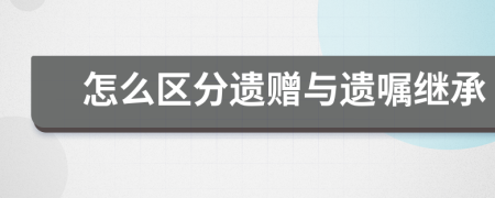 怎么區(qū)分遺贈(zèng)與遺囑繼承