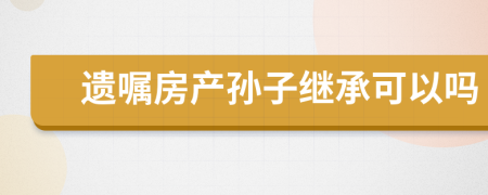 遺囑房產(chǎn)孫子繼承可以嗎