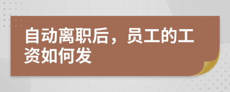 自動(dòng)離職后，員工的工資如何發(fā)