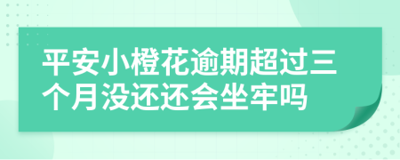 平安小橙花逾期超過三個(gè)月沒還還會(huì)坐牢嗎