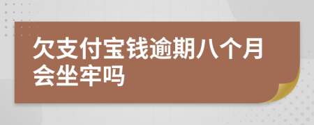 欠支付寶錢逾期八個月會坐牢嗎