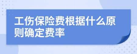 工傷保險(xiǎn)費(fèi)根據(jù)什么原則確定費(fèi)率