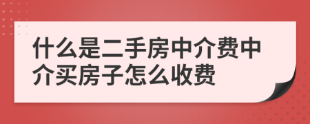 什么是二手房中介費(fèi)中介買房子怎么收費(fèi)