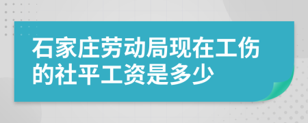 石家莊勞動(dòng)局現(xiàn)在工傷的社平工資是多少