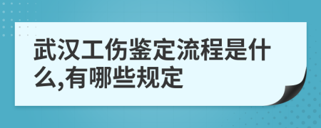 武漢工傷鑒定流程是什么,有哪些規(guī)定