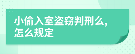 小偷入室盜竊判刑么,怎么規(guī)定