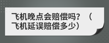 飛機(jī)晚點(diǎn)會賠償嗎？（飛機(jī)延誤賠償多少）