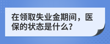 在領取失業(yè)金期間，醫(yī)保的狀態(tài)是什么？
