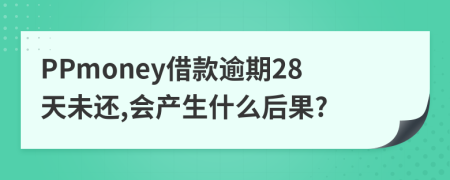 PPmoney借款逾期28天未還,會產(chǎn)生什么后果?
