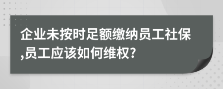 企業(yè)未按時(shí)足額繳納員工社保,員工應(yīng)該如何維權(quán)?