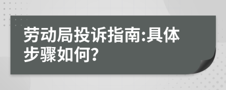 勞動(dòng)局投訴指南:具體步驟如何？