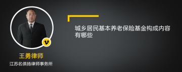 城乡居民基本养老保险基金构成内容有哪些