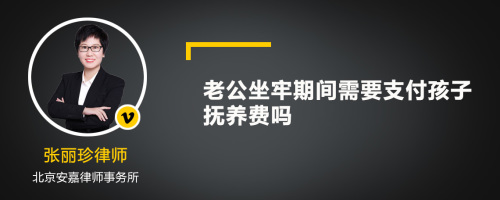 老公坐牢期间需要支付孩子抚养费吗