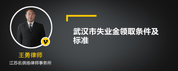 武汉市失业金领取条件及标准