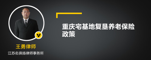 重庆宅基地复垦养老保险政策