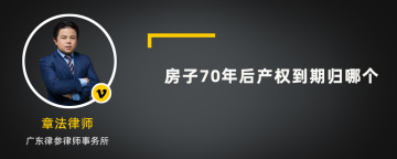 房子70年后产权到期归哪个