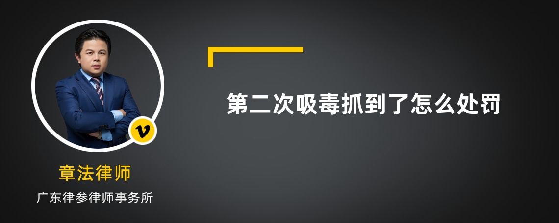 第二次吸毒抓到了怎么处罚