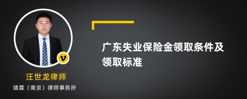 广东失业保险金领取条件及领取标准