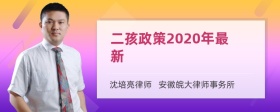 二孩政策2020年最新