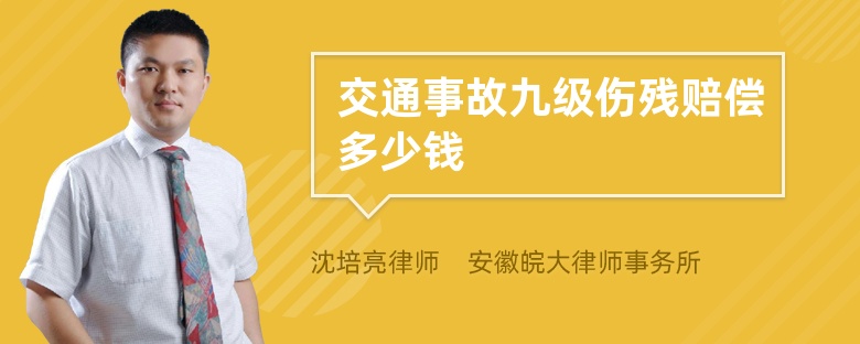 交通事故九级伤残赔偿多少钱