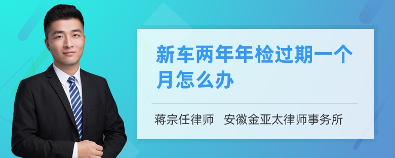 新车两年年检过期一个月怎么办