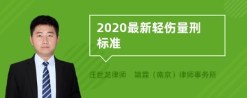 2020最新轻伤量刑标准