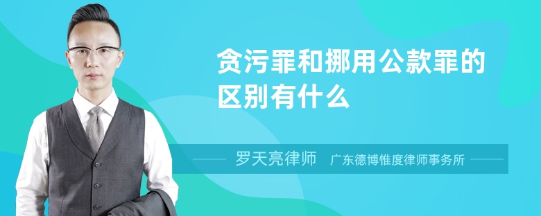 贪污罪和挪用公款罪的区别有什么