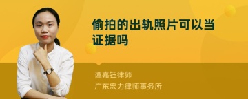 偷拍的出轨照片可以当证据吗