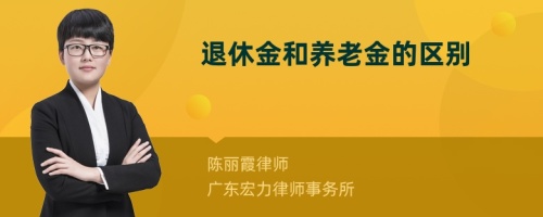 退休金和养老金的区别