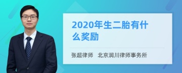 2020年生二胎有什么奖励