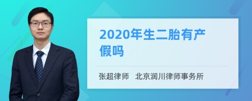 2020年生二胎有产假吗