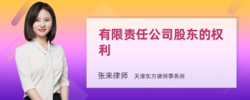 有限责任公司股东的权利