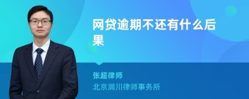 网贷逾期不还有什么后果