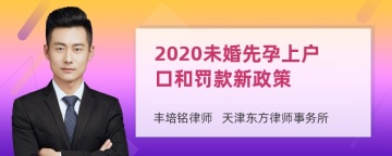 2020未婚先孕上户口和罚款新政策