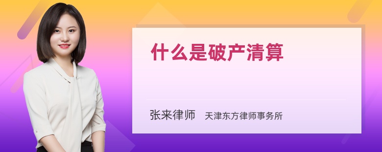 什么是破产清算