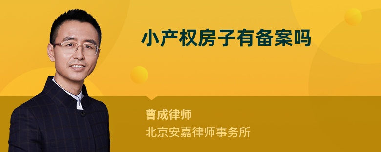 小产权房子有备案吗